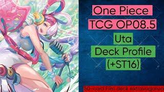 One Piece TCG OP08.5 Uta Deck Profile (w/ ST16 support)