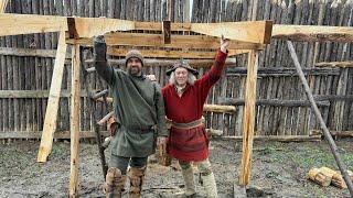 Starting a Beehive Oven and Looking at New Year's Traditions of the 1700's