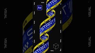 Create Hyper Typography Spiral Motion Graphics in After Effects