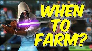 When To Farm Jedi Knight Revan? SWGOH