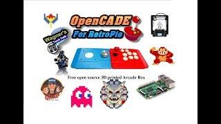 OpenCade, a free 3D Printed arcade case from Wagner's Tech Talk.