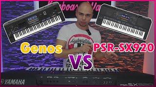 Yamaha PSR-SX920 vs Yamaha GENOS SOUNDS AND STYLES COMPARISON