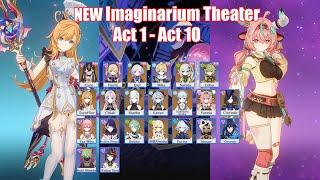 New Imaginarium Theater Act 1 - Act 10 | Genshin Impact 5.6