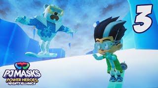 PJ Masks Power Heroes: Mighty Alliance - ICE WORLD - Gameplay Part 3