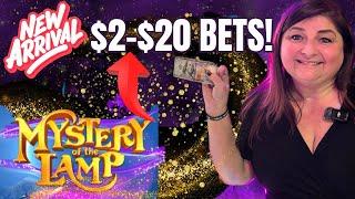 FIRST TIME PLAYING NEW MYSTERY OF THE LAMP SLOT AT RESORTS WORLD CASINO LAS VEGAS!