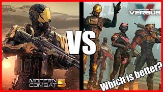 Modern Combat 5 VS Modern Combat Versus (Round by Round Comparison)