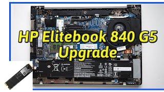 HP EliteBook 840 G5 Upgrade | RAM, NVME SSD & Battery | Disassembly