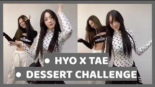 TAEYEON X HYOYEON DESSERT Dance Challenge