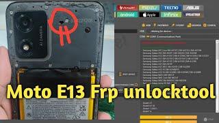 Moto E13 Frp Remove Unlocktool/Motorola Moto E13 Frp bypass