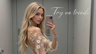 [4k] Transparent Try On Haul | Fashion And Beauty Forever
