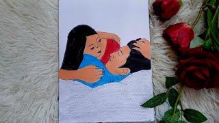 How to draw a beautiful couple drawing #drawing #art