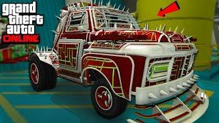 DRAG TRUCK DEMOLITION TRUCK "GTA ARENA WAR DLC UPDATE!" - GTA Online