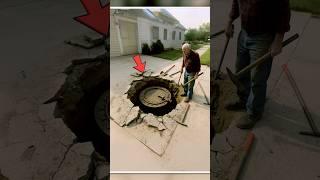 Man Finds Hidden Bunker Under Driveway…