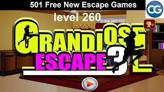 [Walkthrough] 501 Free New Escape Games level 260 - Grandiose escape 3 - Complete Game