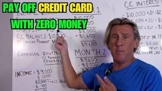 How to Pay Off A Credit Card with 0 Cash Flow!