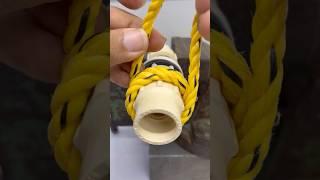 Free Your Stuck Pipe Rod with This Rope Trick! 🪢 #shorts