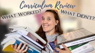 Homeschool Year In Review || Curriculum Review for 2020-2021 || What Worked, What Didn't?