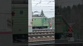 Небольшой обзор зелёного ВЛ11 034