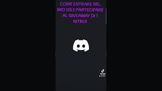 giveaway di 1 discord nitro gratis! #foryou #viral #discord #nitro #giveaway