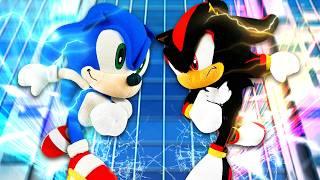 Sonic VS Shadow! - Sonic and Friends Movie (Sonic Movie 3 Plush)