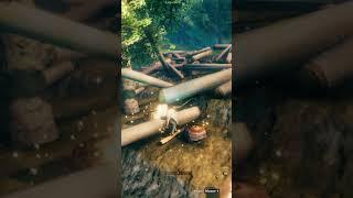 The Deadliest Activity in Valheim #valheim #shorts #valheimshorts #gaming #hotarugaming