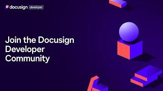 Docusign Developer Community