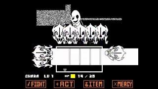 Undertale Pacifist Sans and Gaster Battle [Fan-game]