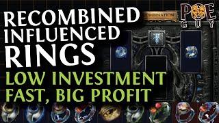 POE 3.25 - Craft EXPENSIVE RINGS with the RECOMBINATOR / A low investment strategy with BIG RETURNS