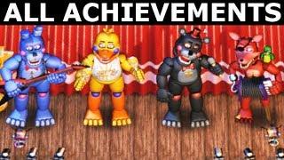 FNAF 6 - How To Get All The Band Achievements (Freddy Fazbear's Pizzeria Simulator)