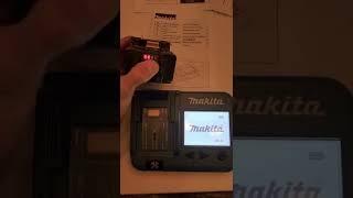 Makita BTC04 battery checker, shown working and for sale Ebay