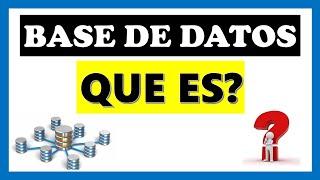  Que es una BASE DE DATOS y Como Funciona ️