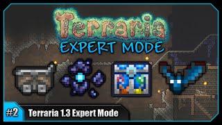 Let's Play Terraria 1.3 Expert Mode (PC) || Granite Biome! Zombies With Swords! [Episode #2]