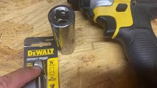 DEWALT Socket Adapter, Hex Shank, Impact Ready, 1/4-Inch to 3/8-Inch Review