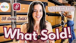 38 Items Sold for $1,688 | What Sold on eBay & Poshmark This Week!