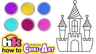 Chiki Art | Castle Drawing & Coloring For Kids | Fun Art Ideas For Kids | HooplaKidz How To