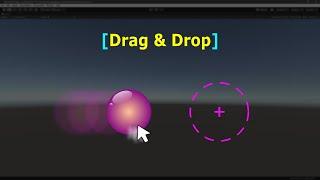 Drag & Drop 3D | World-Space 3D Objects | C# | Unity Game Engine