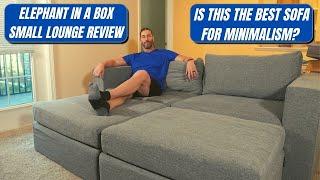 Elephant in a Box FULL Review- Is This the BEST Sofa for Minimalism? Unboxing/Assembly/Comfort Test