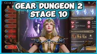 Gear Dungeon 2 Stage 10 | Lyra can do the Hex Job | NO POD | Watcher of Realms.