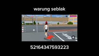 Bagi bagi id rumah sakura school simulator part 3|| warung seblak || #sakuraschoolsimulator #sakura