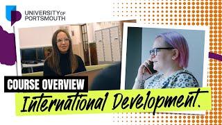 Why study International Development? | University of Portsmouth