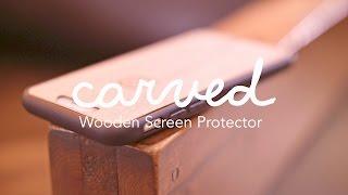 Carved Wooden Screen Protector