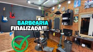  TERMINEI MINHA BARBEARIA | FICOU MAIS BONITA DO QUE EU IMAGINEI 