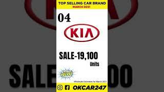Best Selling Car Brand of March 2021 #Shorts