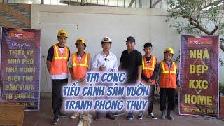 Thi công tiểu cảnh cho khách hàng tại Bắc Giang - Đá mỹ nghệ - Tiểu cảnh sân vườn KXC Home