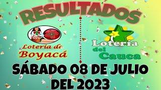 RESULTADO LOTERÍA DE BOYACA, LOTERÍA DEL CAUCA DEL SÁBADO 08 DE JULIO DEL 2023