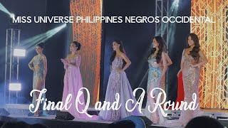 MISS UNIVERSE PHILIPPINES NEG. OCC. VLOG | Top 5 Announcement + Final Q&A | Grace and Joe 