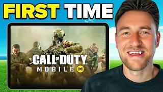 Playing Call of Duty Mobile For The FIRST Time!