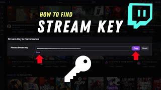 How to Find Your Twitch Stream Key || Twitch Stream Key