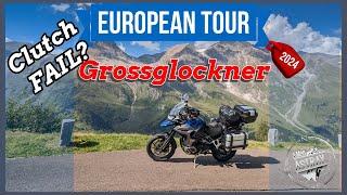 Solo European Motorcycle Tour 2024 -  Clutch issues on the Grossglockner