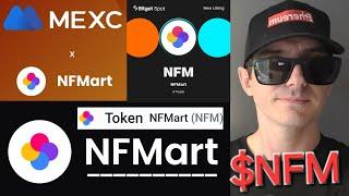 $NFM - NFMART TOKEN CRYPTO COIN HOW TO BUY MEXC GLOBAL NFM NFTS ETH ETHEREUM UNISWAP MARKETPLACE DAO